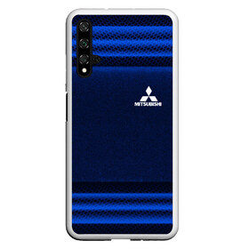 Чехол для Honor 20 с принтом Mitsubishi ultra collection в Кировске, Силикон | Область печати: задняя сторона чехла, без боковых панелей |  машина | марка | митсубиси