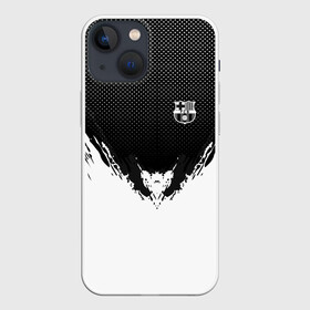 Чехол для iPhone 13 mini с принтом Barcelona black 2018 в Кировске,  |  | Тематика изображения на принте: football | soccer | барселона