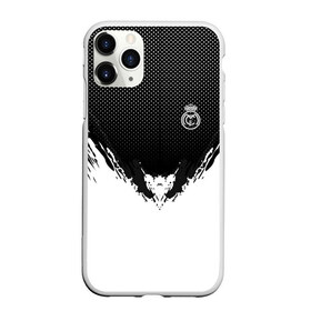 Чехол для iPhone 11 Pro Max матовый с принтом Real Madrid black 2018 в Кировске, Силикон |  | football | soccer | реал мадрид