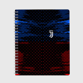 Тетрадь с принтом Juventus abstract collection в Кировске, 100% бумага | 48 листов, плотность листов — 60 г/м2, плотность картонной обложки — 250 г/м2. Листы скреплены сбоку удобной пружинной спиралью. Уголки страниц и обложки скругленные. Цвет линий — светло-серый
 | football | soccer | ювентус