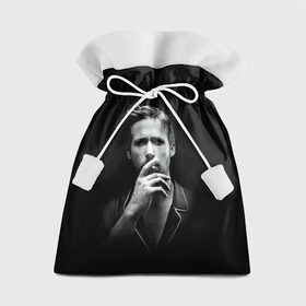 Подарочный 3D мешок с принтом Ryan Gosling в Кировске, 100% полиэстер | Размер: 29*39 см | Тематика изображения на принте: ryan gosling | актер | райан гослинг