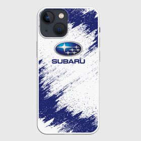 Чехол для iPhone 13 mini с принтом Subaru в Кировске,  |  | auto | car | race | subaru | авто | гонки | краска | краски | марка | машина | субару