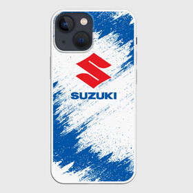Чехол для iPhone 13 mini с принтом Suzuki в Кировске,  |  | auto | car | race | suzuki | авто | гонки | краска | краски | марка | машина | сузуки