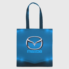 Сумка 3D повседневная с принтом Mazda SPORT в Кировске, 100% полиэстер | Плотность: 200 г/м2; Размер: 34×35 см; Высота лямок: 30 см | 