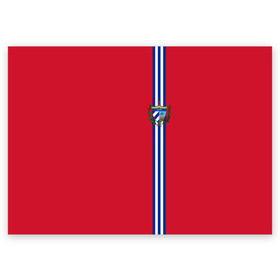Поздравительная открытка с принтом Куба, лента с гербом в Кировске, 100% бумага | плотность бумаги 280 г/м2, матовая, на обратной стороне линовка и место для марки
 | Тематика изображения на принте: cu | cub | cuba | гавана | герб | государство | знак | кастро | куба | кубинская | кубинский | надпись | остров свободы | патриот | полосы | республика | символ | страна | флаг | флага | цвета | че