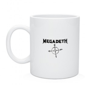 Кружка с принтом Megadeth в Кировске, керамика | объем — 330 мл, диаметр — 80 мм. Принт наносится на бока кружки, можно сделать два разных изображения | megadet | megadeth | группа | дирк вербурен | дэвид эллефсон | дэйв мастейн | кико лоурейро | мегадет | мегадетх | метал | рок | трэш | трэшметал | тяжелый | хард | хардрок | хеви | хевиметал