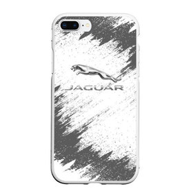 Чехол для iPhone 7Plus/8 Plus матовый с принтом JAGUAR в Кировске, Силикон | Область печати: задняя сторона чехла, без боковых панелей | auto | car | jaguar | race | авто | гонки | краска | краски | марка | машина | ягуар