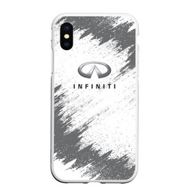 Чехол для iPhone XS Max матовый с принтом INFINITI в Кировске, Силикон | Область печати: задняя сторона чехла, без боковых панелей | Тематика изображения на принте: auto | car | infiniti | race | авто | гонки | инфинити | краска | краски | марка | машина