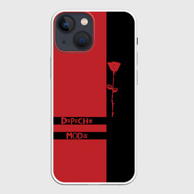Чехол для iPhone 13 mini с принтом Depeche Mode в Кировске,  |  | depeche mode | альтернативный | вестник моды | депеш мод | депешмод | дэйв гаан | индастриал | мартин гор | музыка | новая волна | роза | рок | синти поп | электроник | энди флетчер