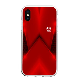 Чехол для iPhone XS Max матовый с принтом Mazda car sport RED в Кировске, Силикон | Область печати: задняя сторона чехла, без боковых панелей | auto | automobile | car | carbon | machine | mazda | motor | motor car | sport car | автомашина | бренд | легковой автомобиль | мазда | марка | спортивный автомобиль | тачка