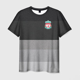 Мужская футболка 3D с принтом Ливерпуль в Кировске, 100% полиэфир | прямой крой, круглый вырез горловины, длина до линии бедер | fc | полосатая | форма