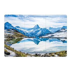 Магнитный плакат 3Х2 с принтом Альпы в Кировске, Полимерный материал с магнитным слоем | 6 деталей размером 9*9 см | австрия | альпийские горы | альпийский хребет | альпы | германия | горное озеро | горные лыжи | европа | италия | лихтенштейн | пейзаж | природа | словения | сноуборд | франция | швейцария
