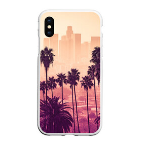 Чехол для iPhone XS Max матовый с принтом Los Angeles в Кировске, Силикон | Область печати: задняя сторона чехла, без боковых панелей | california | la | los angeles | usa | америка | город ангелов | калифорния | лос анджелес | океан | отдых | отпуск | пальмы | путешествие | спорт | столица | сша | туризм | фитнес | штаты