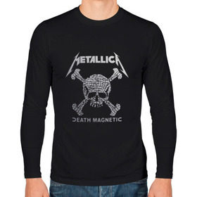 Мужской лонгслив хлопок с принтом Metallica, death magnetic в Кировске, 100% хлопок |  | metallica | джеймс хэтфилд | кирк хэмметт | ларс ульрих | металлика | роберт трухильо | рок группа
