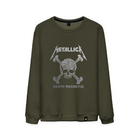 Мужской свитшот хлопок с принтом Metallica, death magnetic в Кировске, 100% хлопок |  | metallica | джеймс хэтфилд | кирк хэмметт | ларс ульрих | металлика | роберт трухильо | рок группа