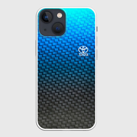 Чехол для iPhone 13 mini с принтом TOYOTA COLLECTION CARBON в Кировске,  |  | auto | automobile | car | carbon | machine | motor | motor car | sport car | toyota | автомашина | бренд | легковой автомобиль | марка | спортивный автомобиль | тачка