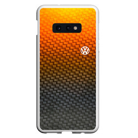 Чехол для Samsung S10E с принтом VOLKSWAGEN COLLECTION CARBON в Кировске, Силикон | Область печати: задняя сторона чехла, без боковых панелей | Тематика изображения на принте: auto | automobile | car | carbon | machine | motor | motor car | sport car | volkswagen | автомашина | бренд | легковой автомобиль | марка | спортивный автомобиль | тачка