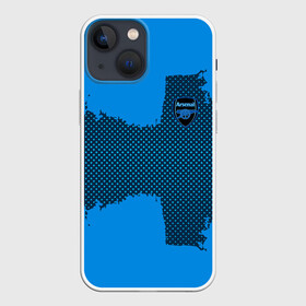 Чехол для iPhone 13 mini с принтом ARSENAL SPORT BLUE в Кировске,  |  | football | soccer | арсенал