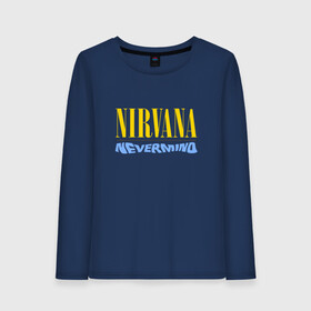 Женский лонгслив хлопок с принтом Nirvana nevermino в Кировске, 100% хлопок |  | cobain | kurt | nevermino | nirvana | альтернативный | гранж | грол | группа | дональд | кобейн | курт | музыка | надпись | нервана | нирвана | новоселич | певец | рок | смайл | смайлик | солист