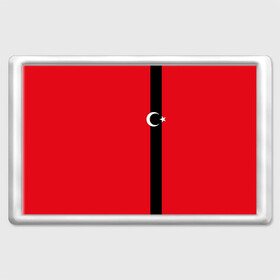 Магнит 45*70 с принтом Турция лента в Кировске, Пластик | Размер: 78*52 мм; Размер печати: 70*45 | tr | tur | анкара | герб | государство | знак | надпись | патриот | полосы | республика | символ | стамбул | страна | турецкая | турецкий | турки | турок | турция | турчанка | флаг | флага | цвета