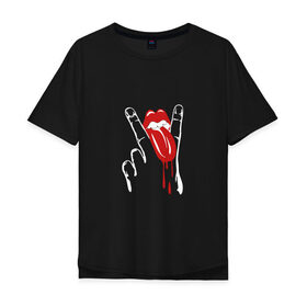 Мужская футболка хлопок Oversize с принтом The Rolling Stones в Кировске, 100% хлопок | свободный крой, круглый ворот, “спинка” длиннее передней части | the rolling stones | бродяги | вольные странники | группа | катящиеся камни | кит ричардс | мик джаггер | рок | рок н ролл | ролинг | роллинг | рон вуд | стоун | стоунз | стоунс | чарли уоттс