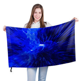Флаг 3D с принтом Небесная материя в Кировске, 100% полиэстер | плотность ткани — 95 г/м2, размер — 67 х 109 см. Принт наносится с одной стороны | 