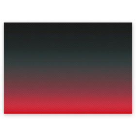 Поздравительная открытка с принтом Red Carbon в Кировске, 100% бумага | плотность бумаги 280 г/м2, матовая, на обратной стороне линовка и место для марки
 | carbon | градиент | карбон