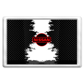 Магнит 45*70 с принтом Nissan в Кировске, Пластик | Размер: 78*52 мм; Размер печати: 70*45 | 
