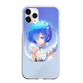 Чехол для iPhone 11 Pro матовый с принтом Рем в Кировске, Силикон |  | anime | emilia | ram | re zero | re:zero | rem | rezero | аниме | жизнь в другом мире с нуля | жизнь с нуля | рам | рем | эмилия