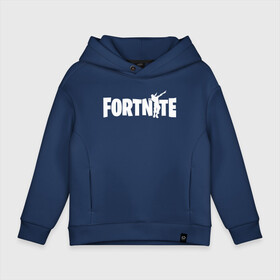 Детское худи Oversize хлопок с принтом Dab Fortnite в Кировске, френч-терри — 70% хлопок, 30% полиэстер. Мягкий теплый начес внутри —100% хлопок | боковые карманы, эластичные манжеты и нижняя кромка, капюшон на магнитной кнопке | Тематика изображения на принте: fortnite | фортнайт