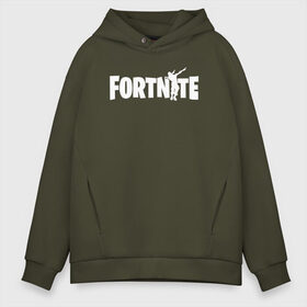 Мужское худи Oversize хлопок с принтом Dab Fortnite в Кировске, френч-терри — 70% хлопок, 30% полиэстер. Мягкий теплый начес внутри —100% хлопок | боковые карманы, эластичные манжеты и нижняя кромка, капюшон на магнитной кнопке | Тематика изображения на принте: fortnite | фортнайт