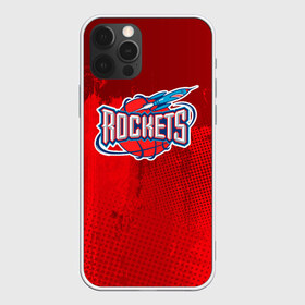 Чехол для iPhone 12 Pro Max с принтом Ракета Рокетс в Кировске, Силикон |  | nba | rockets | баскетбол | нба | хьюстон рокетс