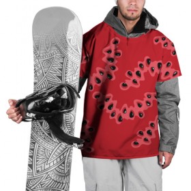 Накидка на куртку 3D с принтом Watermelon pattern в Кировске, 100% полиэстер |  | pattern | watermelon | арбуз | еда | лето | фрукты | ягоды
