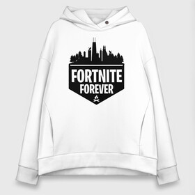 Женское худи Oversize хлопок с принтом Fortnite Forever в Кировске, френч-терри — 70% хлопок, 30% полиэстер. Мягкий теплый начес внутри —100% хлопок | боковые карманы, эластичные манжеты и нижняя кромка, капюшон на магнитной кнопке | Тематика изображения на принте: battle | epic | forever | fortnite | games | royale | битва | королевская | королей | лого | логотип | навсегда | фартнайт | форева | фортнайт | фортнит | эмблема | эпик