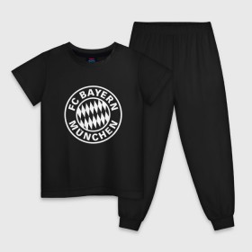 Детская пижама хлопок с принтом FC Bayern Munchen в Кировске, 100% хлопок |  брюки и футболка прямого кроя, без карманов, на брюках мягкая резинка на поясе и по низу штанин
 | Тематика изображения на принте: bayern | football | munchen | бавария | байерн | мюнхен | мюнхенская