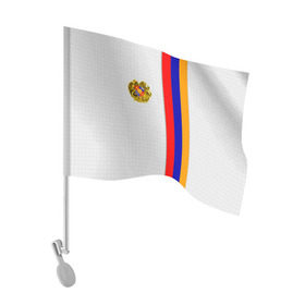 Флаг для автомобиля с принтом I Love Armenia в Кировске, 100% полиэстер | Размер: 30*21 см | armenia | армения | герб армении | ереван | флаг армении