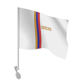 Флаг для автомобиля с принтом Armenia 2 в Кировске, 100% полиэстер | Размер: 30*21 см | armenia | армения