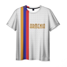 Мужская футболка 3D с принтом Armenia 2 в Кировске, 100% полиэфир | прямой крой, круглый вырез горловины, длина до линии бедер | armenia | армения