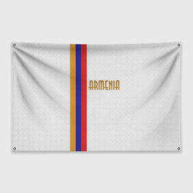 Флаг-баннер с принтом Armenia 2 в Кировске, 100% полиэстер | размер 67 х 109 см, плотность ткани — 95 г/м2; по краям флага есть четыре люверса для крепления | armenia | армения