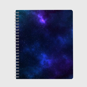 Тетрадь с принтом Звёздное небо в Кировске, 100% бумага | 48 листов, плотность листов — 60 г/м2, плотность картонной обложки — 250 г/м2. Листы скреплены сбоку удобной пружинной спиралью. Уголки страниц и обложки скругленные. Цвет линий — светло-серый
 | abstraction | cosmos | nebula | space | star | universe | абстракция | вселенная | звезды | космос | мир | планеты