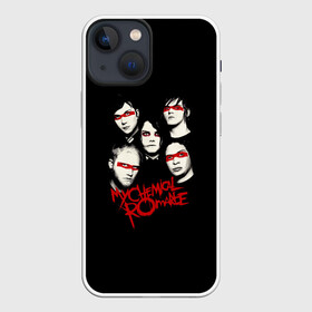 Чехол для iPhone 13 mini с принтом Группа My Chemical Romance в Кировске,  |  | gerard way | mcr | my chemical romance | альтернативный | группа | джерард уэй | май кемикал романс | мкр | мой химический роман | мхр | мцр | панк | поп | поппанк | рок | рэй торо