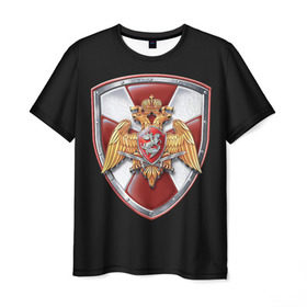 Мужская футболка 3D с принтом Росгвардия в Кировске, 100% полиэфир | прямой крой, круглый вырез горловины, длина до линии бедер | армия | росгвардия