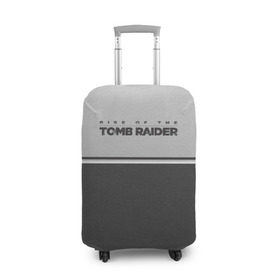 Чехол для чемодана 3D с принтом Rise of the Tomb Raider в Кировске, 86% полиэфир, 14% спандекс | двустороннее нанесение принта, прорези для ручек и колес | croft | lara | raider | tomb | гробниц | игра | крофт | лара | расхитительница