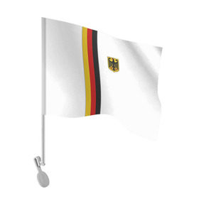 Флаг для автомобиля с принтом I Love Germany в Кировске, 100% полиэстер | Размер: 30*21 см | 
