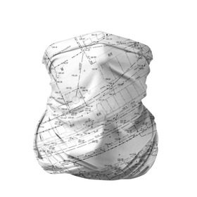 Бандана-труба 3D с принтом Топография_01 в Кировске, 100% полиэстер, ткань с особыми свойствами — Activecool | плотность 150‒180 г/м2; хорошо тянется, но сохраняет форму | survey | геодезист | геодезия | топография