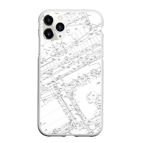 Чехол для iPhone 11 Pro матовый с принтом Топография_01 в Кировске, Силикон |  | survey | геодезист | геодезия | топография