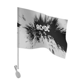 Флаг для автомобиля с принтом AC/DC в Кировске, 100% полиэстер | Размер: 30*21 см | ac dc | atco | atlantic | columbia | east west | elektra | emi | epic | ангус янг | крис слэйд | музыка | стиви янг | эксл роуз
