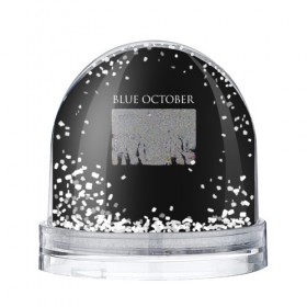 Водяной шар с принтом Blue October в Кировске, Пластик | Изображение внутри шара печатается на глянцевой фотобумаге с двух сторон | 