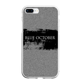 Чехол для iPhone 7Plus/8 Plus матовый с принтом Blue October в Кировске, Силикон | Область печати: задняя сторона чехла, без боковых панелей | 