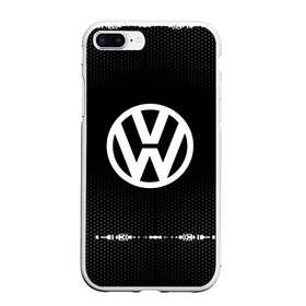 Чехол для iPhone 7Plus/8 Plus матовый с принтом Volkswagen sport auto abstract в Кировске, Силикон | Область печати: задняя сторона чехла, без боковых панелей | auto | automobile | car | carbon | machine | motor | motor car | sport car | volkswagen | автомашина | бренд | легковой автомобиль | марка | спортивный автомобиль | тачка